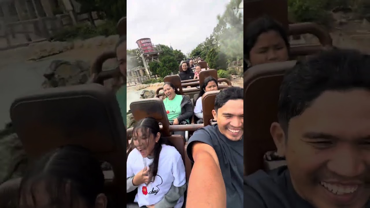try the Big Grizzly Mountain Ride at hongkong Disneyland 