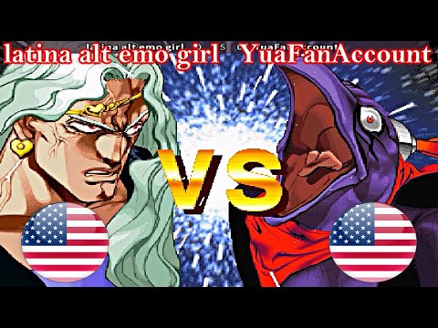 JoJo's Bizarre Adventure - latina alt emo girl vs YuaFanAccount
