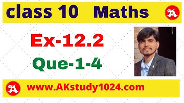#4 Area of sector and segment of a circle class 10 || ex 12.2  Q1 to Q4 By Akstudy1024