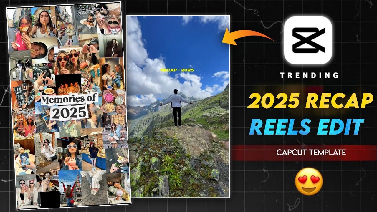 2025 Recap Video Editing Capcut | Trending 2025 Recap Memories Video Edit