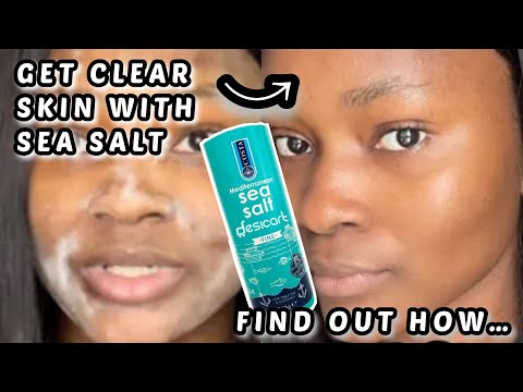 HOW TO GET CLEAR SKIN USING SEA SALT | SEA SALT FOR CLEAR SKIN *very effective