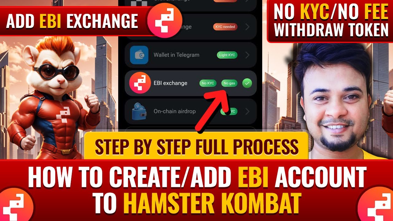 🐹 Hamster Kombat EBI Exchange Account Kaise Banaye 🔥 Hamster Kombat Withdrawal | How to add EBI UID