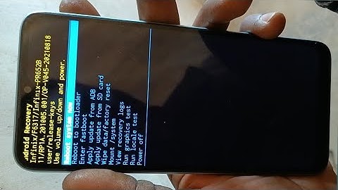 Hard Reset Infinix Hot 10i - Infinix PR652b