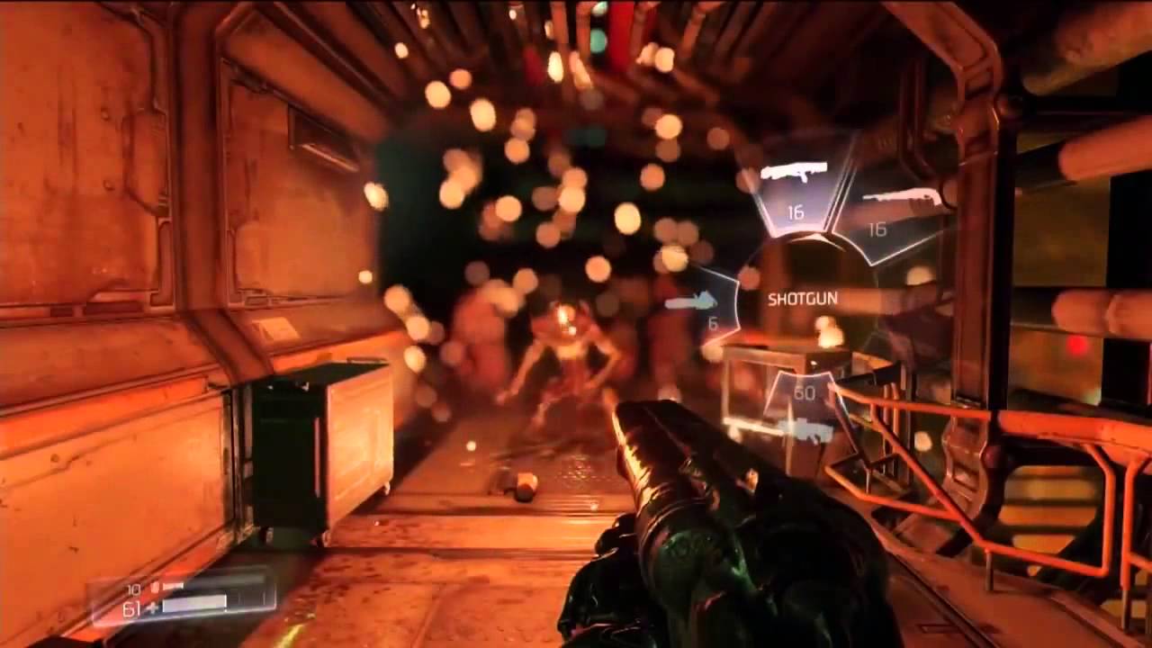 DOOM E3 2015 Gameplay  Часть 1 - База UAC 60 FPS