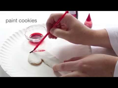 Holiday Flavor Painted Cookies with McCormick Food Color