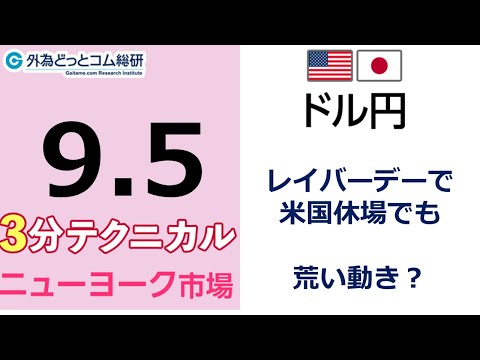 FX/為替予想  「ドル/円 、レイバーデーで 米国休場でも荒い動き？」見通しズバリ！3分テクニカル分析 ニューヨーク市場の見通し　2022年9月5日