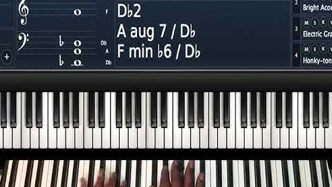 Gb/F#: 1-5-6-4 Chord Progression Tutorial with Passing Chords