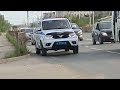 UAZ Patriot DPS with flashing lights and air-horn