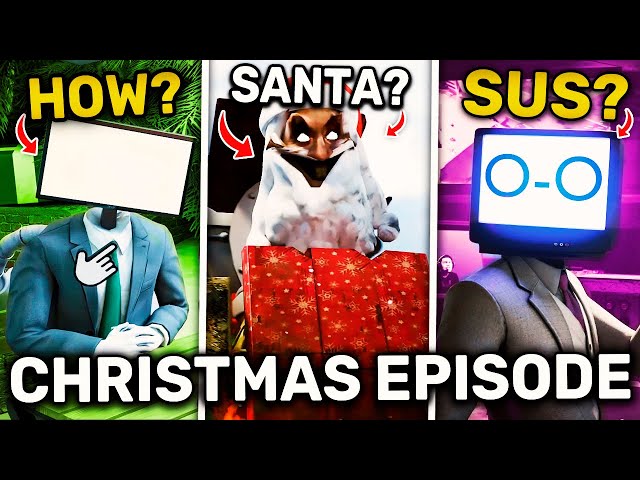 CHRISTMAS WITH YOUTUBERS! -  SKIBIDI TOILET MULTIVERSE ANALYSIS CHRISTMAS EPISODE All Easter egg class=