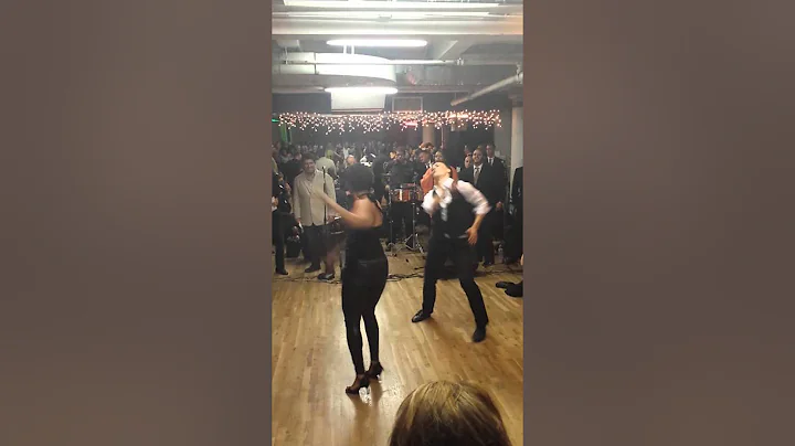 Hunter and YeseniaFree style dance at "La Mambera"