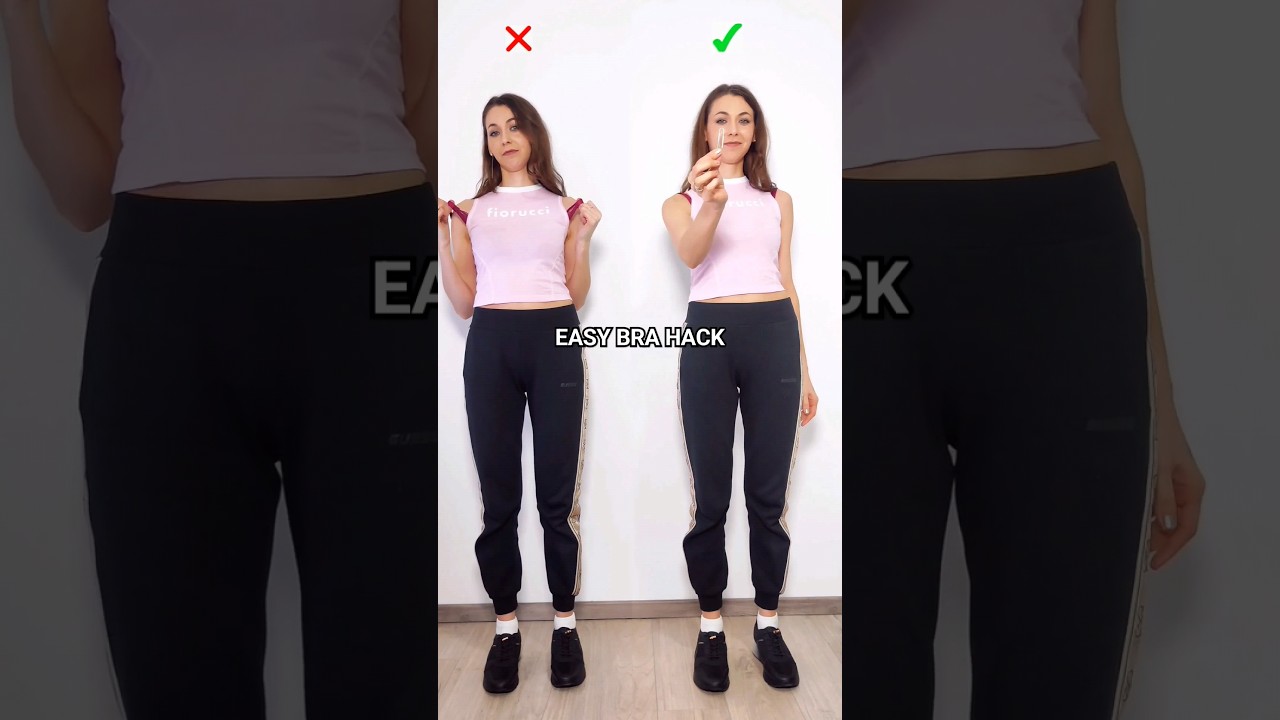 BEST BRA HACK WITH A TOP👕 SAVE FOR LATER🫶 & subscribe for