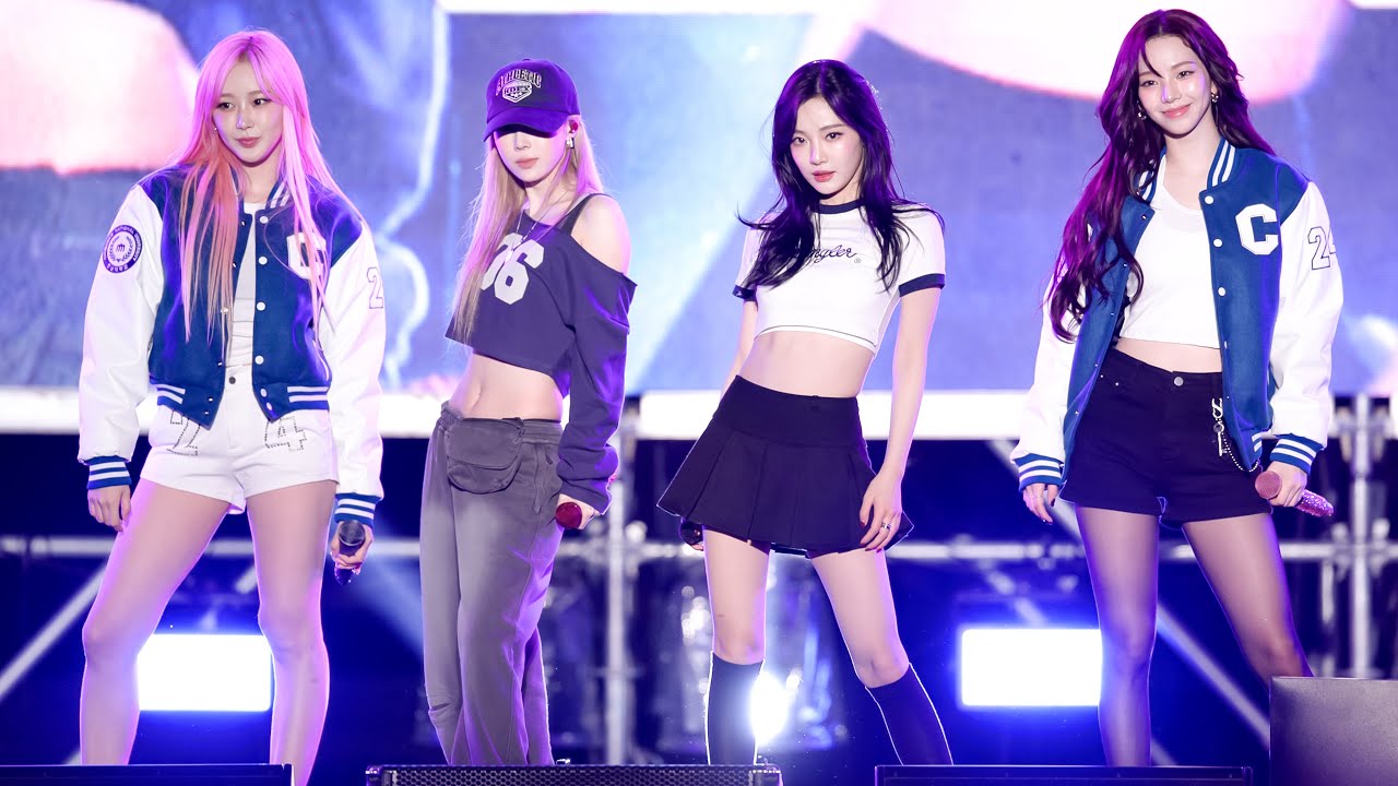 에스파 (aespa) Chungnam Uni Festival🔥Full Ver. (Black Mamba+ Supernova + Thirsty +whiplash+Next Level)