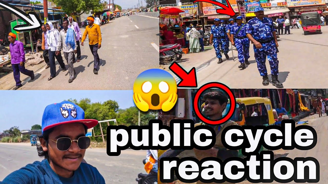 public cycle Reaction 😱. #vlog   #rider     #cycle #cycling #video #viral #trending @TheUK07Rider
