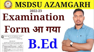 महाराजा सुहेलदेव राज्य विश्वविद्यालय B.Ed Syllabus | MSDSU  | B.Ed 1st Semester syllabus 2022 | TPS