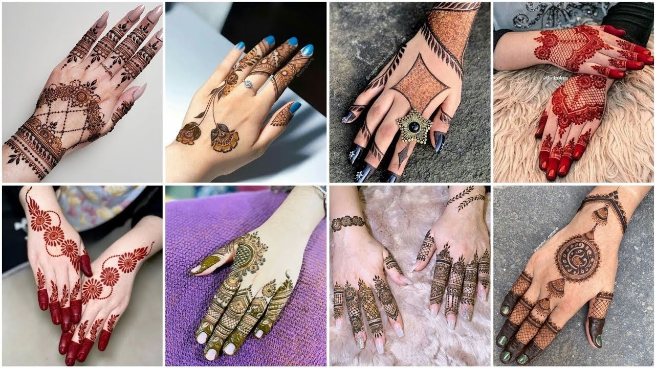 Pithe Design Simple Mehndi Design/Mehndi Design Simple/Mehedi New Dijain/hater talur ...