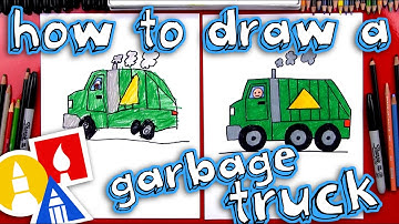 How To Draw A Garbage Truck