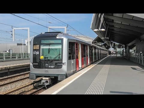 [4K] GVB M5 halteert als lijn 54 in Amsterdam Bijlmer ArenA