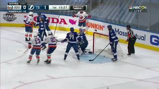 Eberle answers with PP goal to tie it