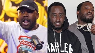 Kanye West CALLS OUT Diddy \& Meek Mill For GOING OFF On Him “F**K YOU, FAKE HARD N!\&\&AS , COME \&…