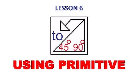 Std  III  LESSON NO  6 USING PRIMITIVE