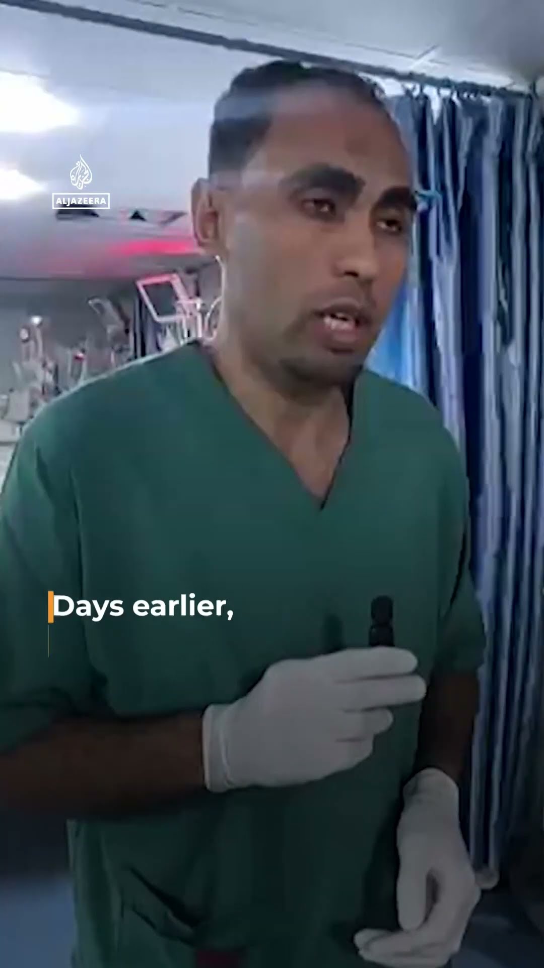 Staff at besieged Gaza hospital injured in Israeli attack | AJ #shorts