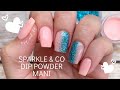 Sparkle and Co Dip Powder Nails | SURPRISE Announcement | Cotton Candy Mermaid Mani