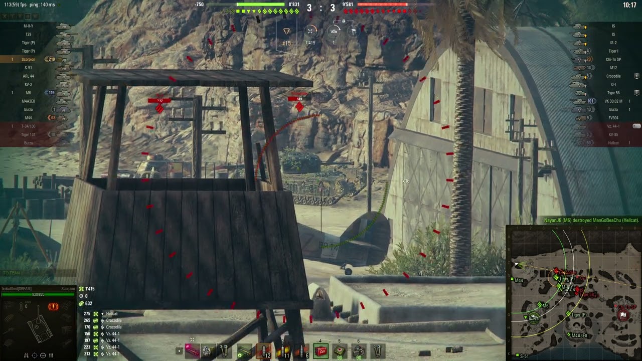 3541WN9 - Scorpion on Airfield - 3547dmg 4frags 762assist