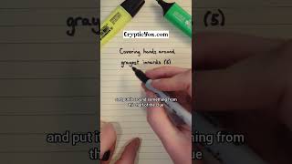 12 - Covering hands around grayest innards (5) #puzzle #crossword #cryptic #game #fyp