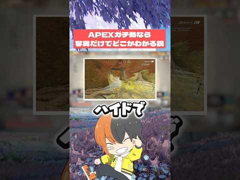 APEXガチ勢なら写真見ただけでどこか簡単にわかる説 #おしゅ #vtuber #apex