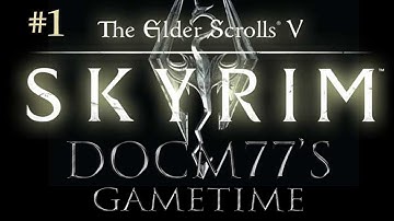 Docm77´s Gametime - Skyrim Blind  #1 [HD]