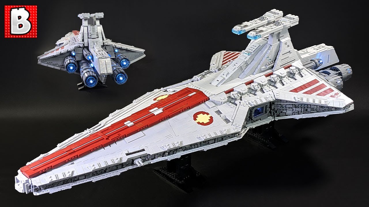 Custom LEGO Star Destroyer! + Complete Hangar Interior YouTube