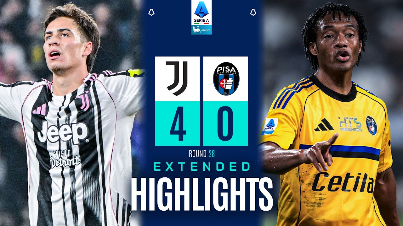 JUVENTUS-PISA 4-0 | EXTENDED HIGHLIGHTS | SERIE A 2025/26