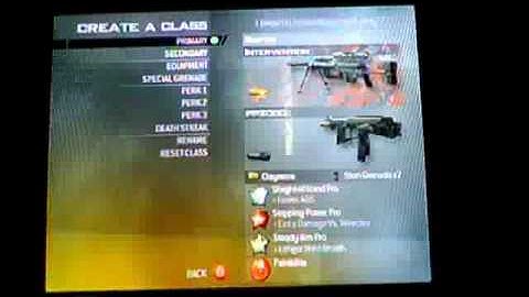 MW2 Top 5  classes