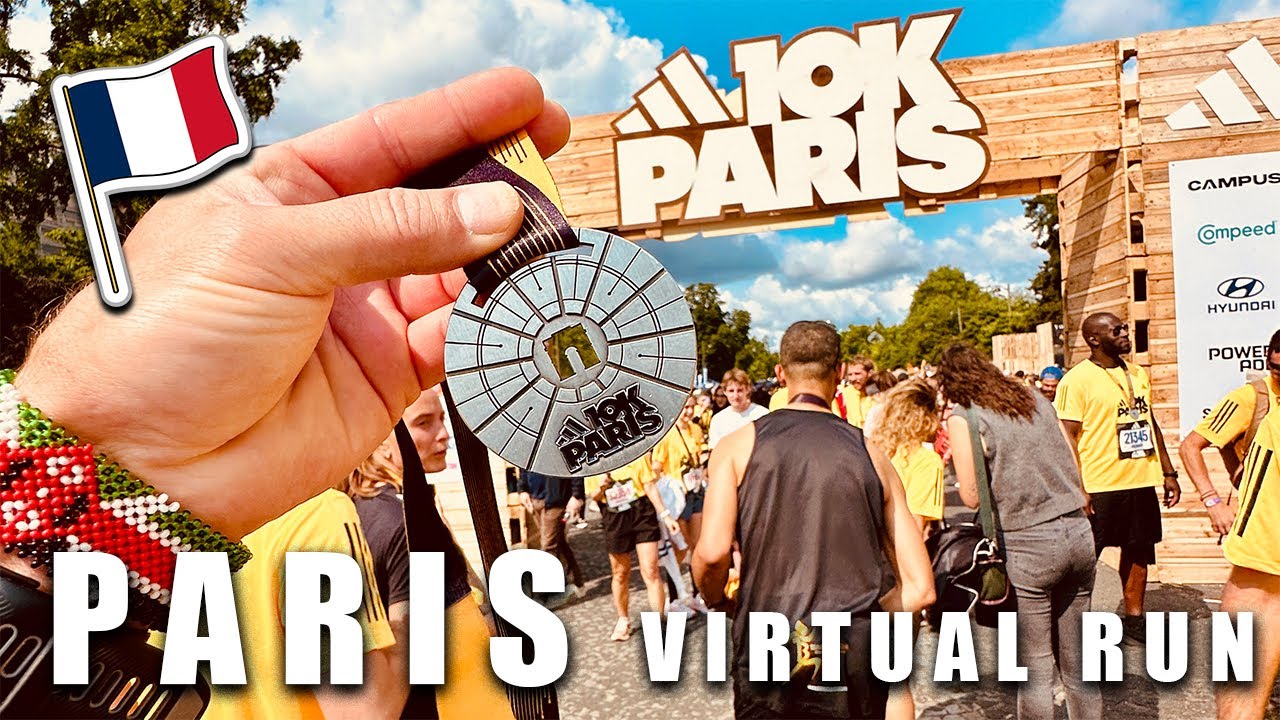🆃RE🅰DMILL | Virtual 🆁un -ADIDAS 10km PARIS 2025 - FRANCE #treadmill #virtualrun #run