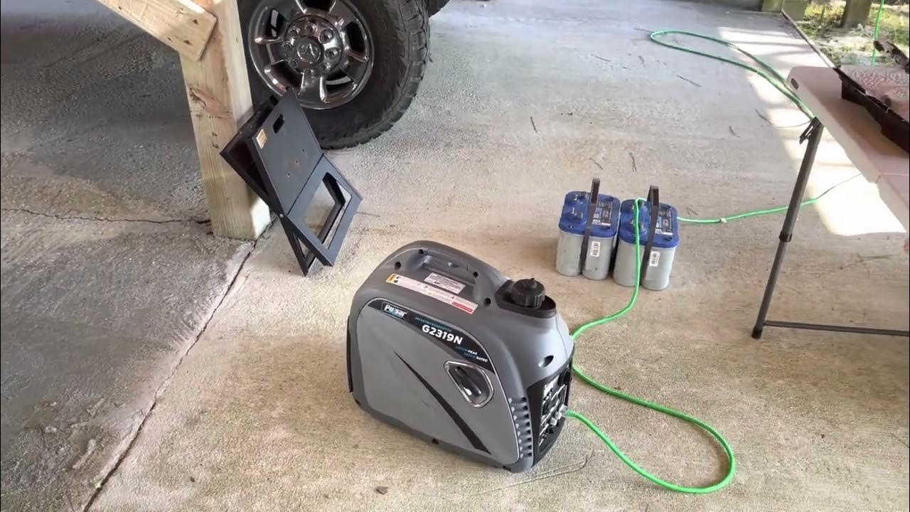Pulsar 2300w generator. Long term review and oil change - YouTube