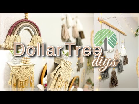 3 EASY DOLLAR TREE BOHO DIY DECOR