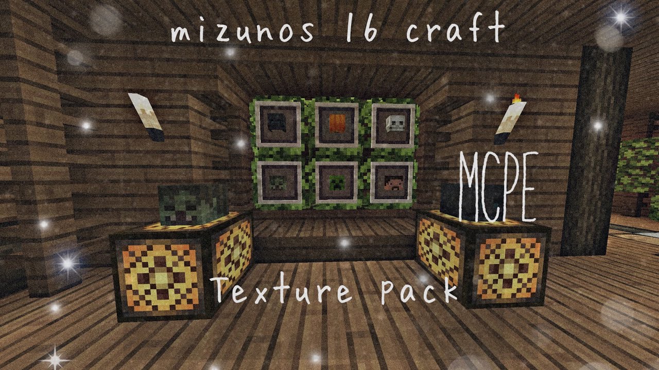 Mizunos 16 Texture pack for ♡︎ MCPE - YouTube