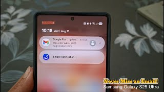 How to Repeat Important Notifications on Samsung Galaxy S25 Ultra