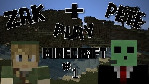 Zak + Pete Play - MINECRAFT:The adventure multiplex [part 1]