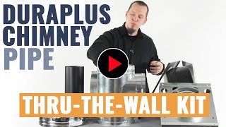 DuraPlus Chimney Pipe  ThruTheWall Kit