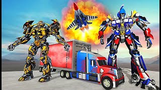 Indian Police Robot Transform Truck - Mission 1 - Level 3 Again!? screenshot 2
