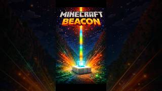 Minecraft RGB Beacon 🌈 | Rainbow Light OP 🤯 | Satisfying Build!#shorts #minecraft