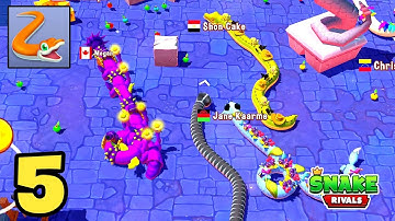 Snake Rivals | Walkthrough Gameplay | Part-5 | (Android, iOS)