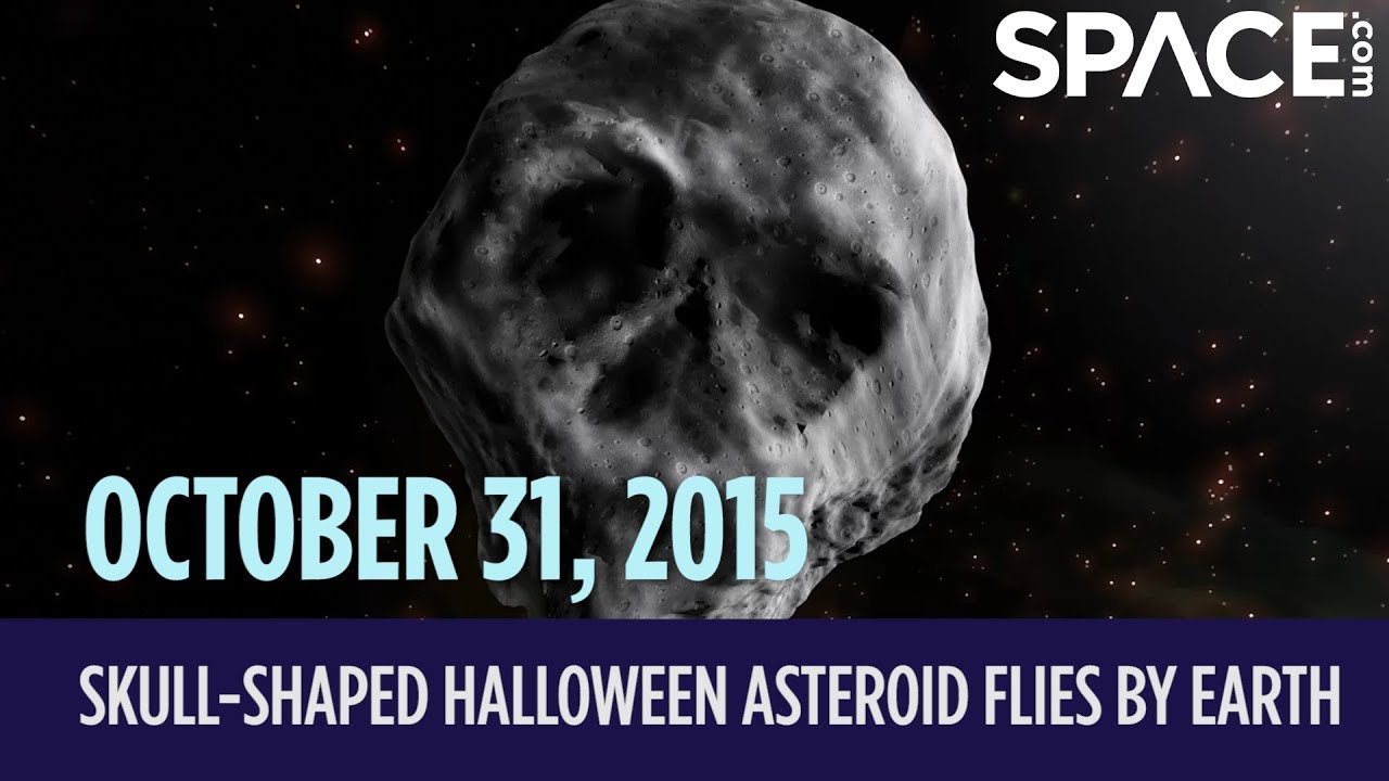 OTD in Space Oct 31 SkullShaped Halloween Asteroid Flies by Earth