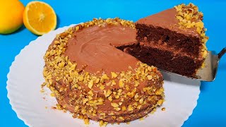 Шоколадный торт "Мулатка". Рецепт проще простого. Домашняя выпечка на скорую руку