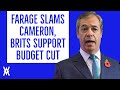 Farage SLAMS Cameron, Brits Back Cutting Foreign Aid