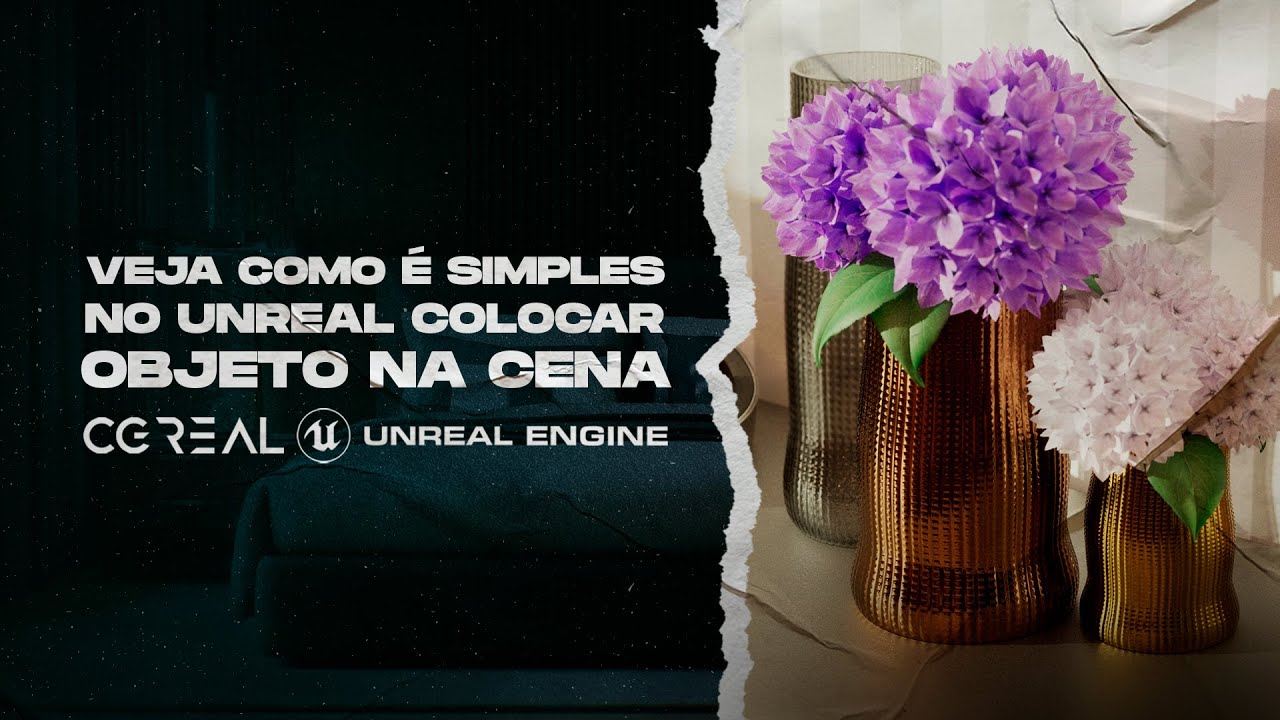 VEJA COMO É SIMPLES COLOCAR OBJETOS NA CENA NO UNREAL ENGINE - YouTube
