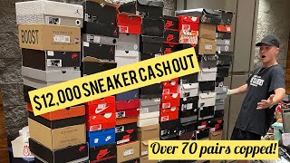 80 PAIR CASHOUT AT SNEAKER CONVENTION TAMPA !!! Sneaker Vlog Sneaker Cashout