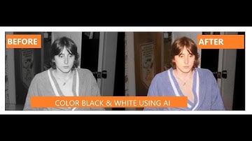 Color Black and White Photos using Artificial Intelligence