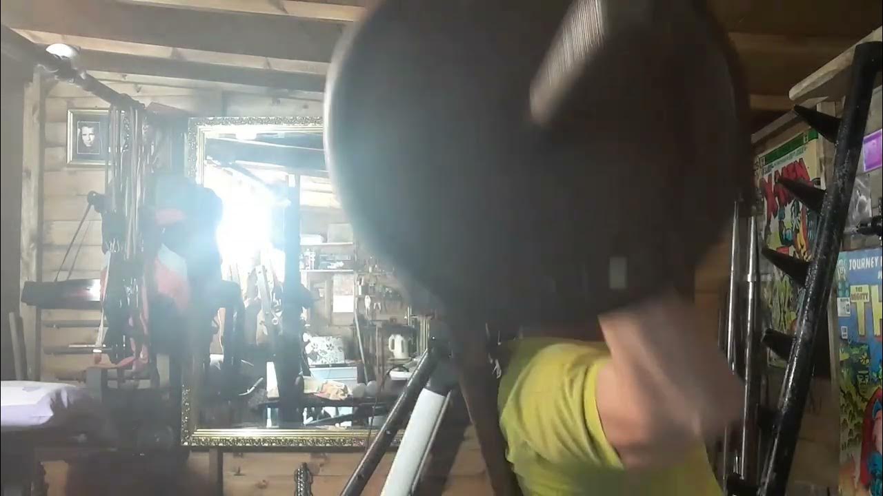 Shoulder press behind the neck YouTube